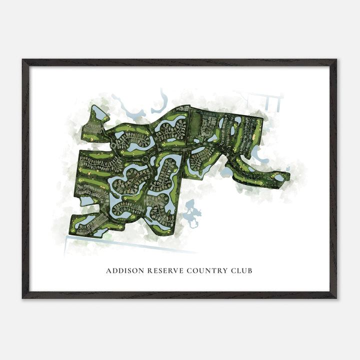 Print of Addison Reserve Country Club Classic Map