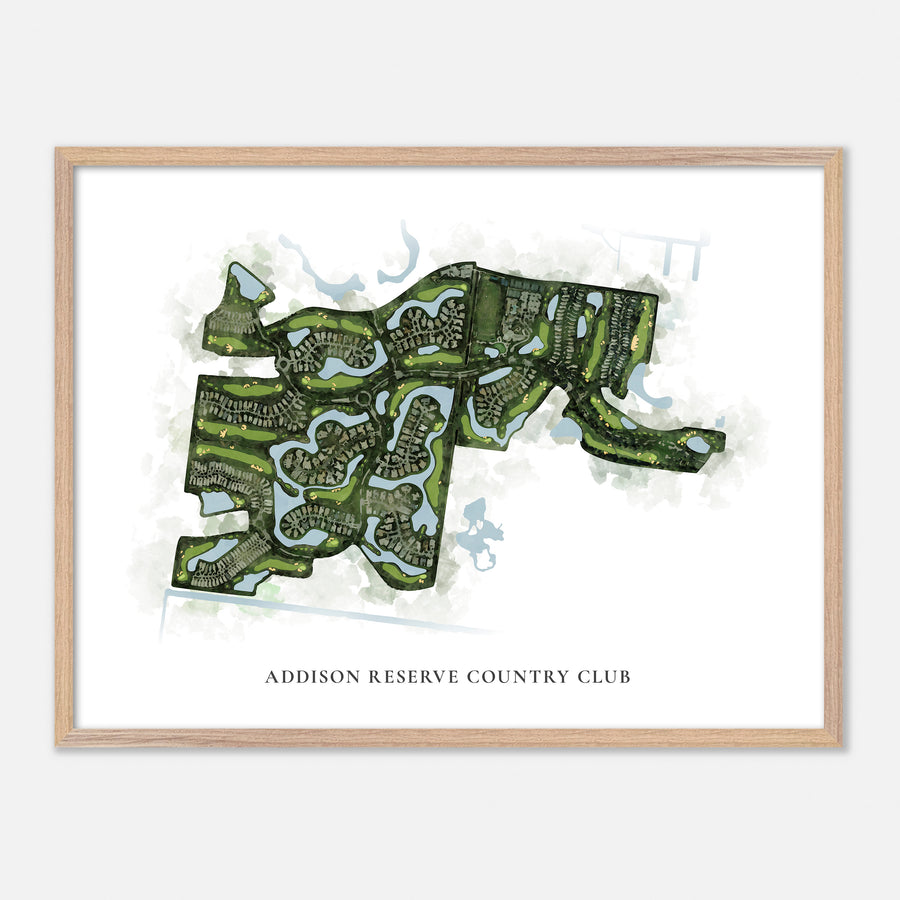 Print of Addison Reserve Country Club Classic Map
