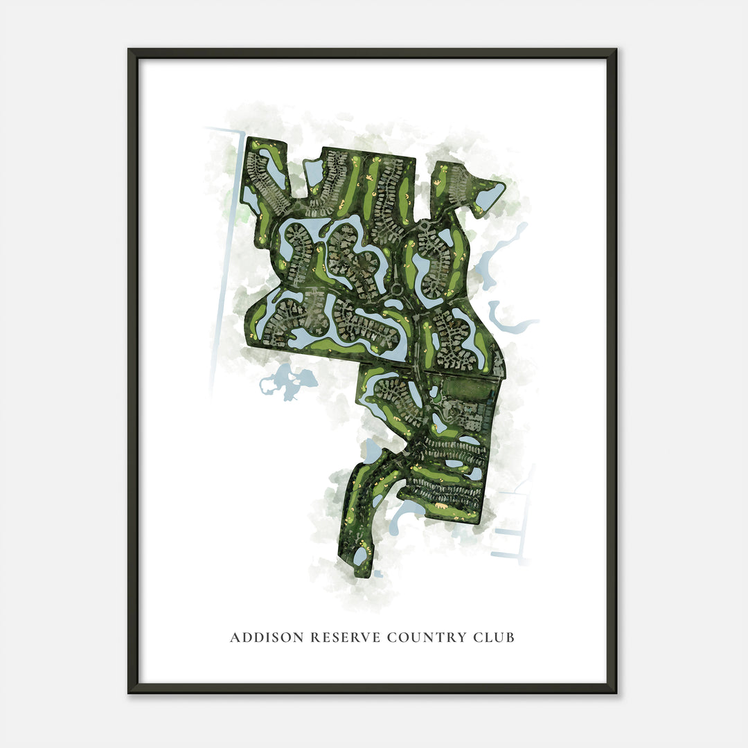 Print of Addison Reserve Country Club Classic Map