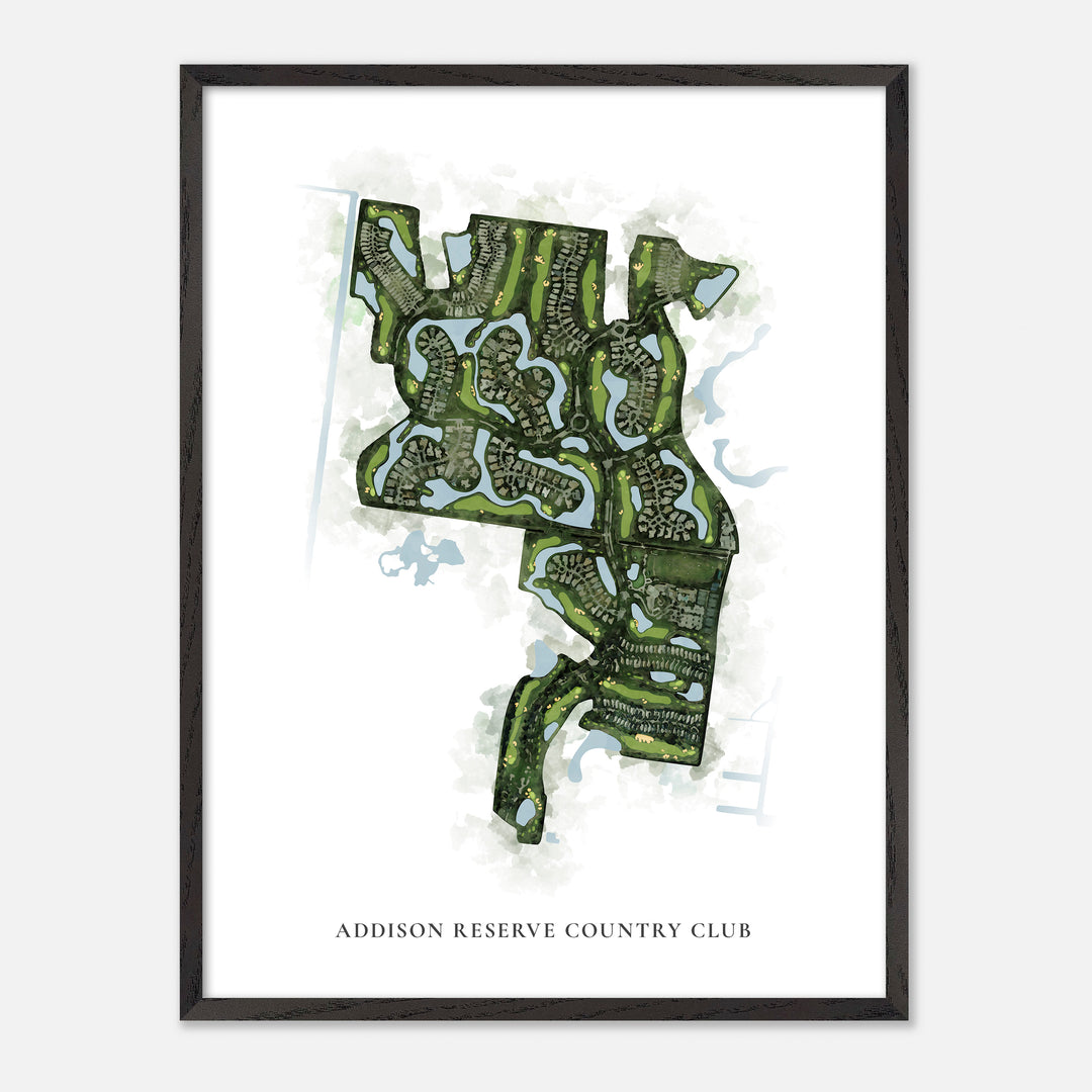 Print of Addison Reserve Country Club Classic Map