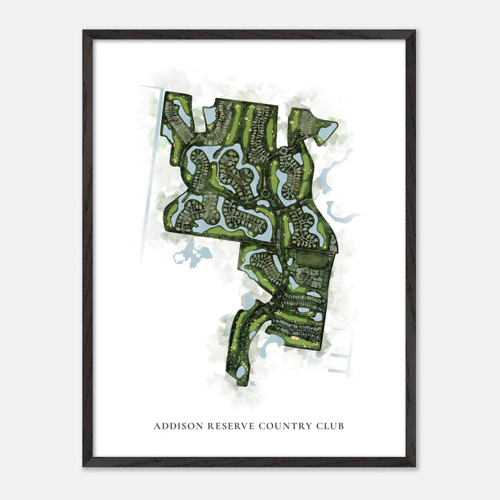 Print of Addison Reserve Country Club Classic Map