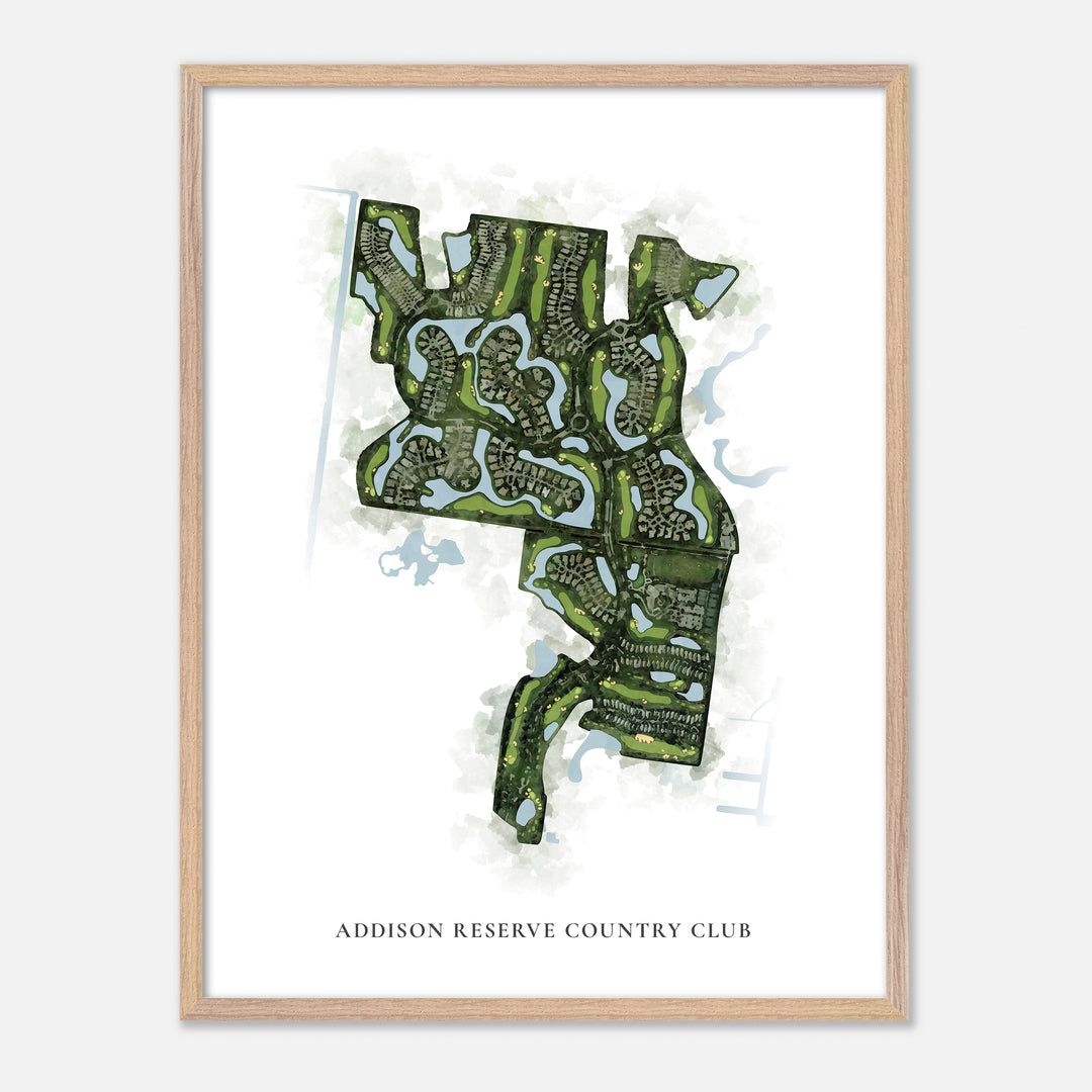 Print of Addison Reserve Country Club Classic Map