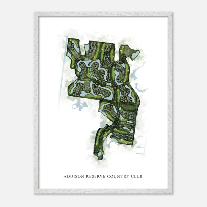 Print of Addison Reserve Country Club Classic Map