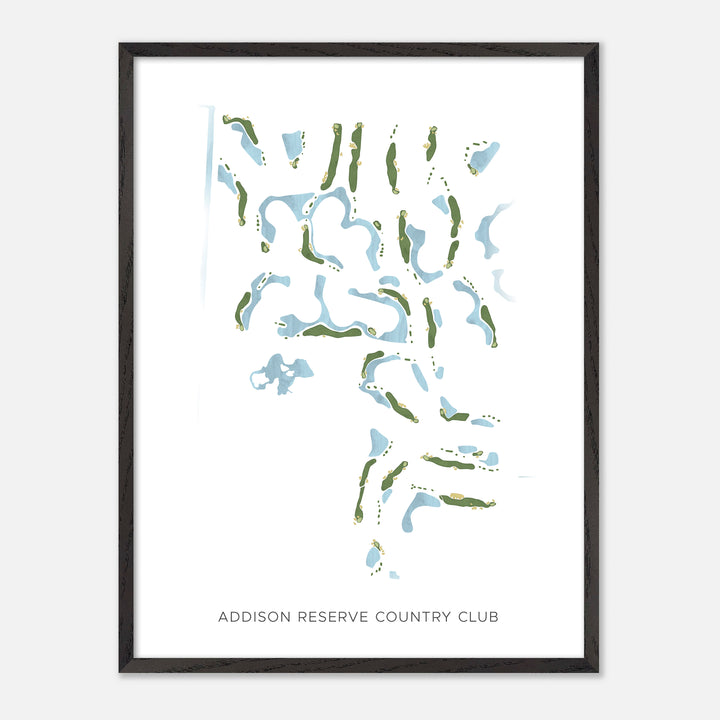 Print of Addison Reserve Country Club Modern Map