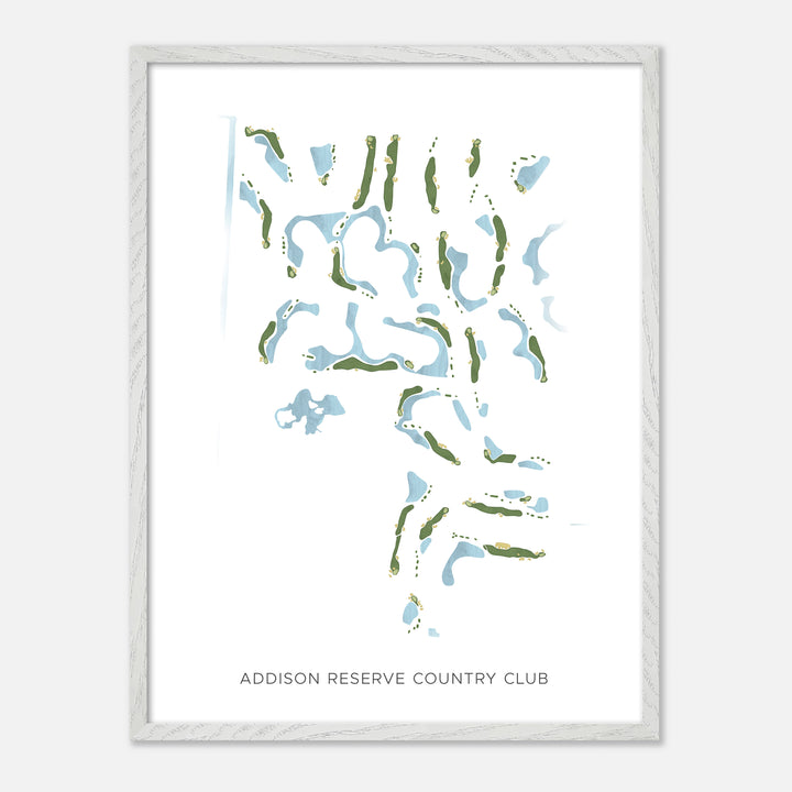 Print of Addison Reserve Country Club Modern Map