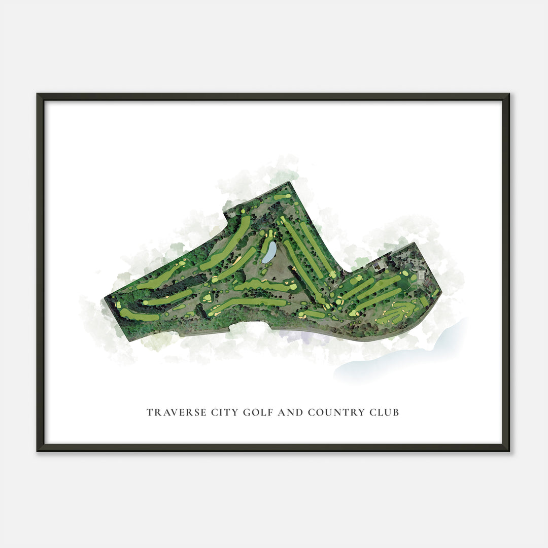 Print of Traverse City Golf And Country Club Classic Map