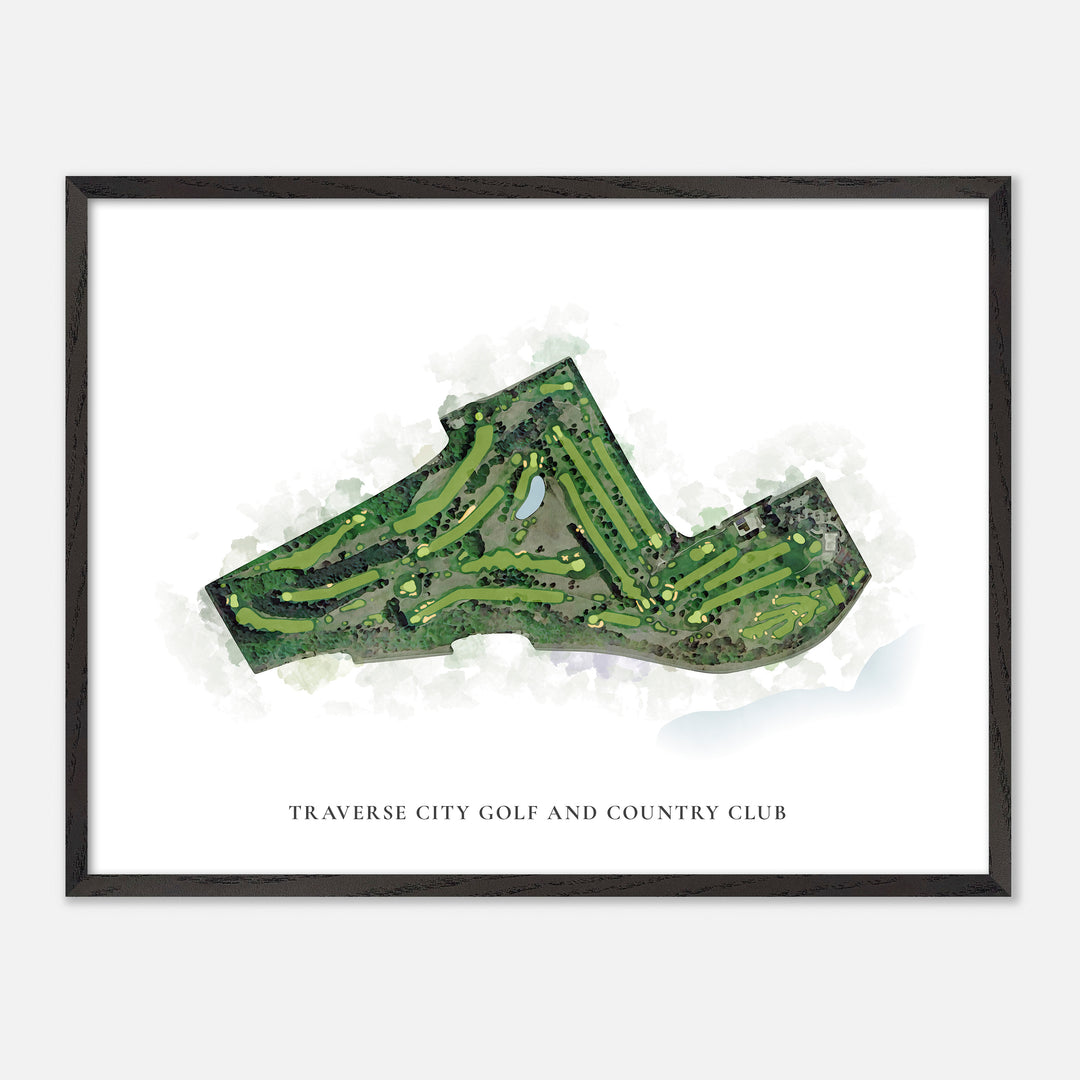 Print of Traverse City Golf And Country Club Classic Map