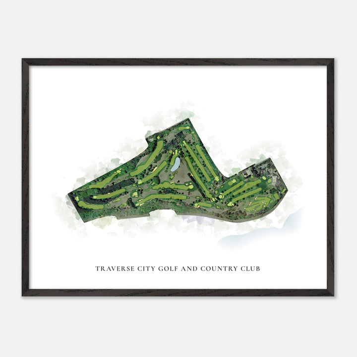 Print of Traverse City Golf And Country Club Classic Map