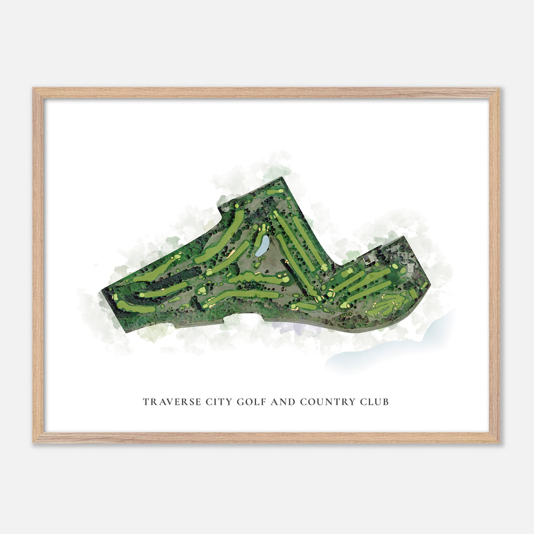 Print of Traverse City Golf And Country Club Classic Map