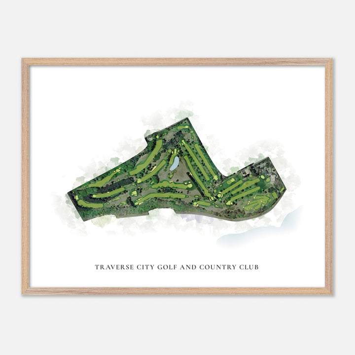 Print of Traverse City Golf And Country Club Classic Map