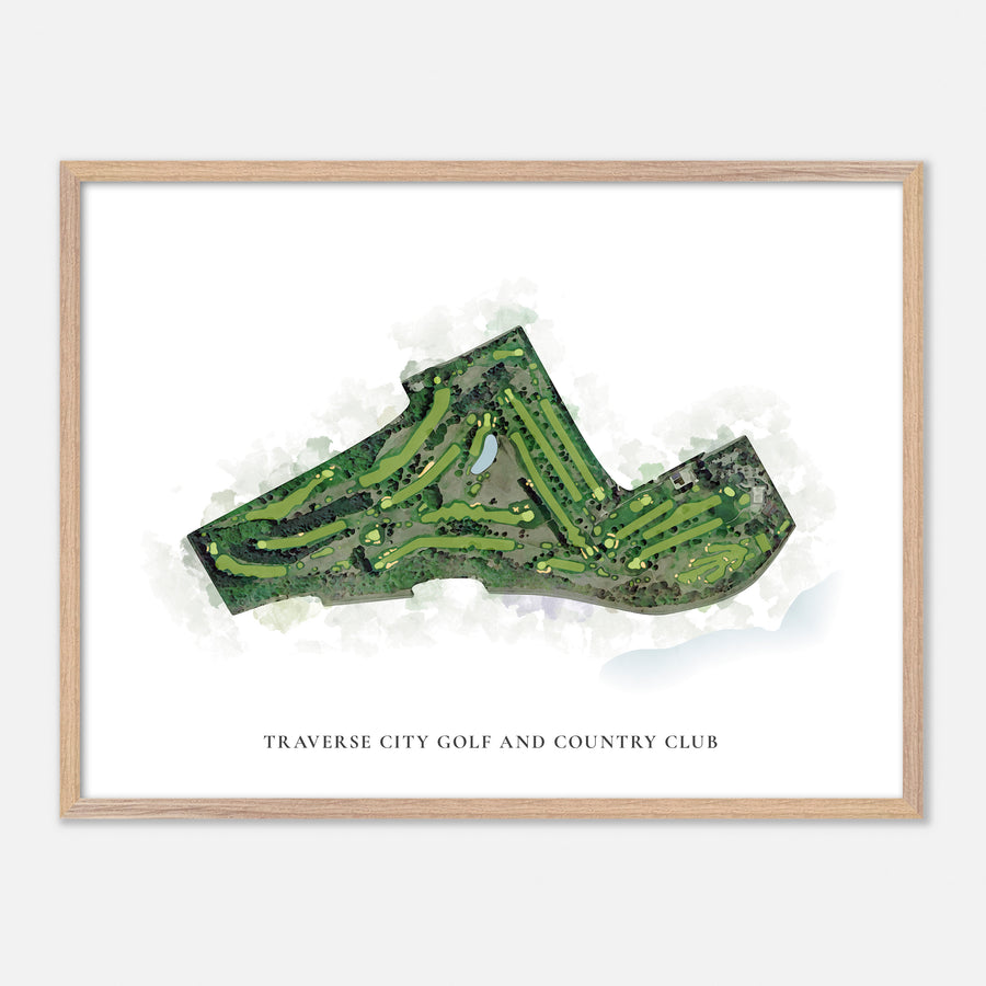 Print of Traverse City Golf And Country Club Classic Map