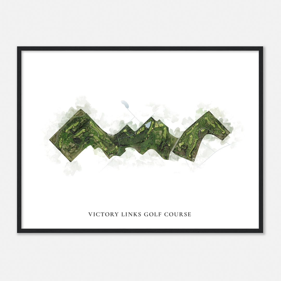 Print of Victory Links Golf Course Classic Map