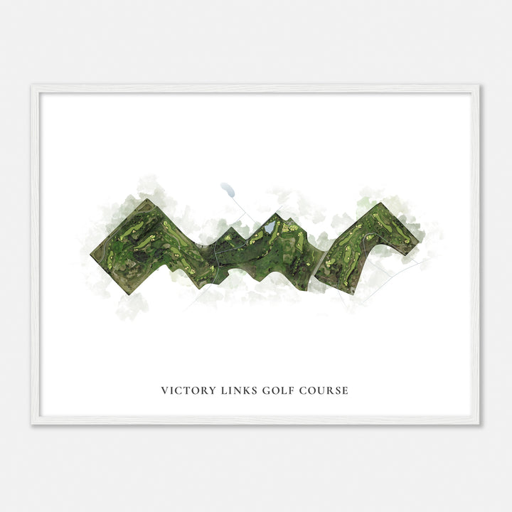 Print of Victory Links Golf Course Classic Map