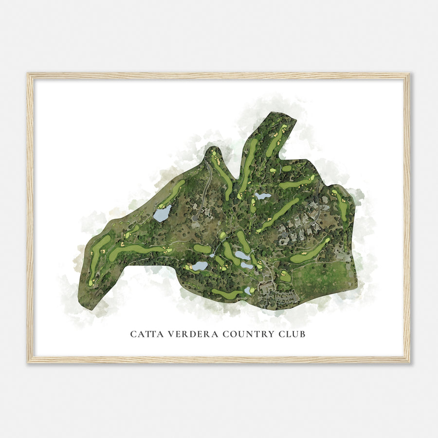 Print of Catta Verdera Country Club Classic Map