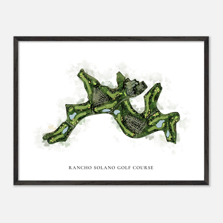 Print of Rancho Solano Golf Course Classic Map