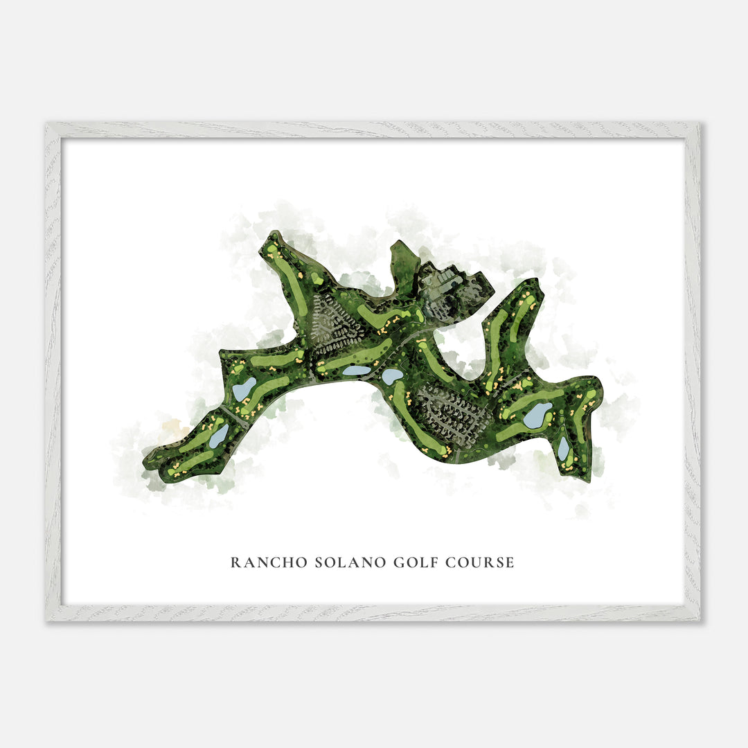 Print of Rancho Solano Golf Course Classic Map