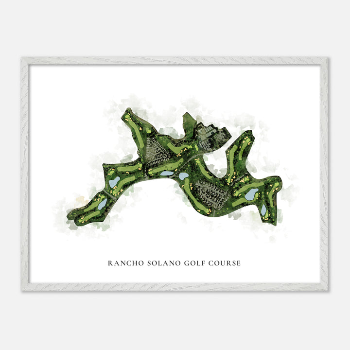 Print of Rancho Solano Golf Course Classic Map