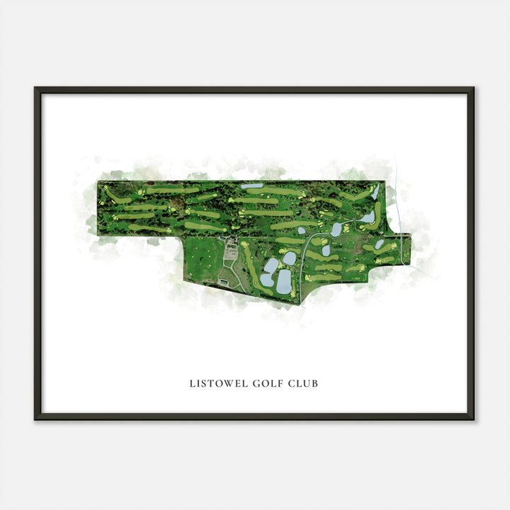 Print of Listowel Golf Club Classic Map
