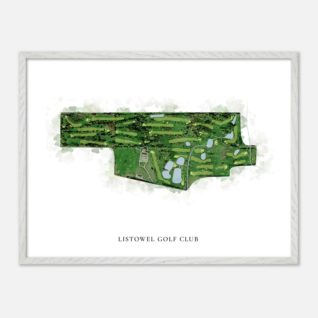 Print of Listowel Golf Club Classic Map