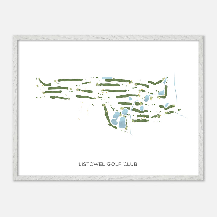 Print of Listowel Golf Club Modern Map