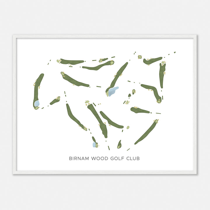 Print of Birnam Wood Golf Club Modern Map