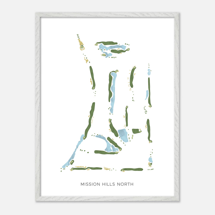Print of Mission Hills North Modern Map