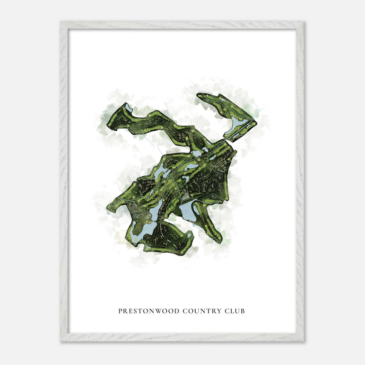 Print of Prestonwood Country Club Classic Map