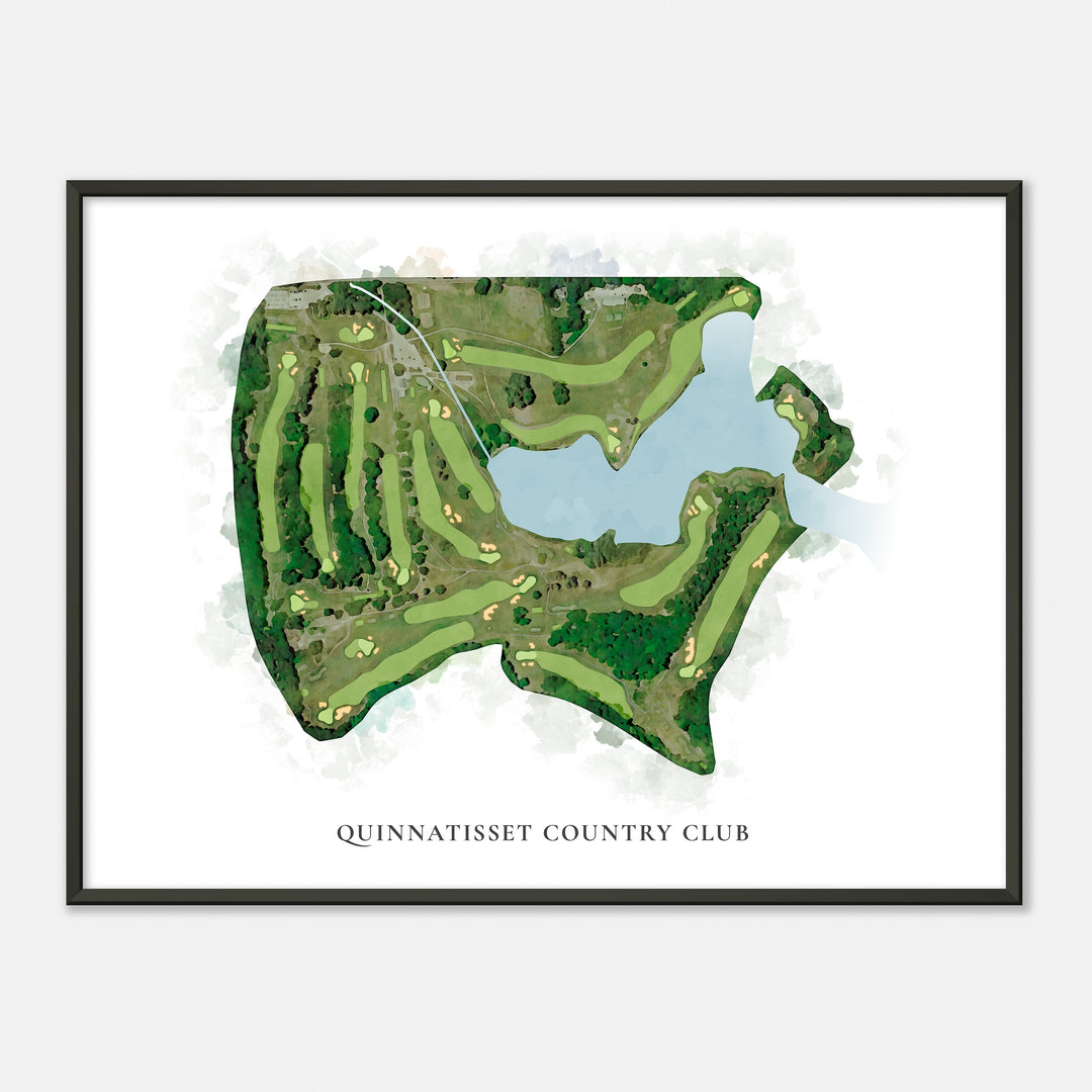 Print of Quinnatisset Country Club Classic Map