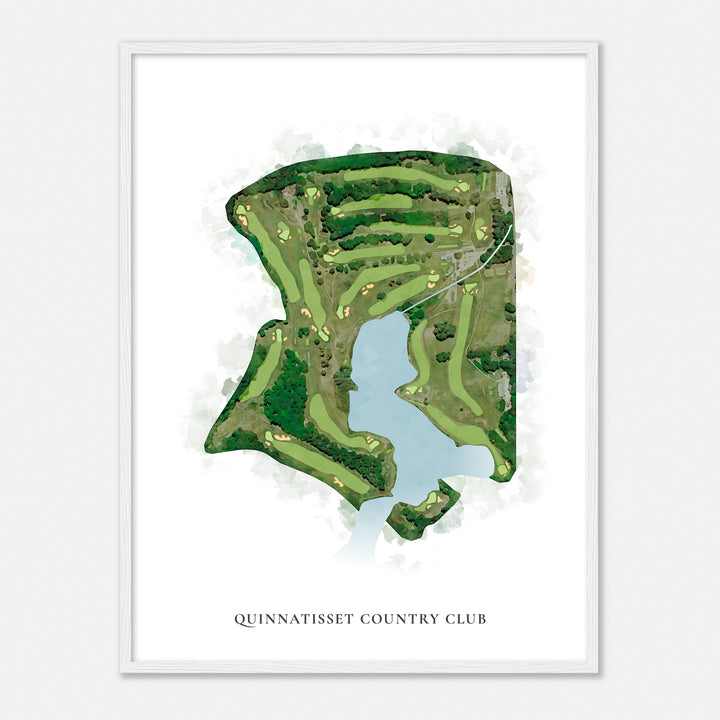 Print of Quinnatisset Country Club Classic Map