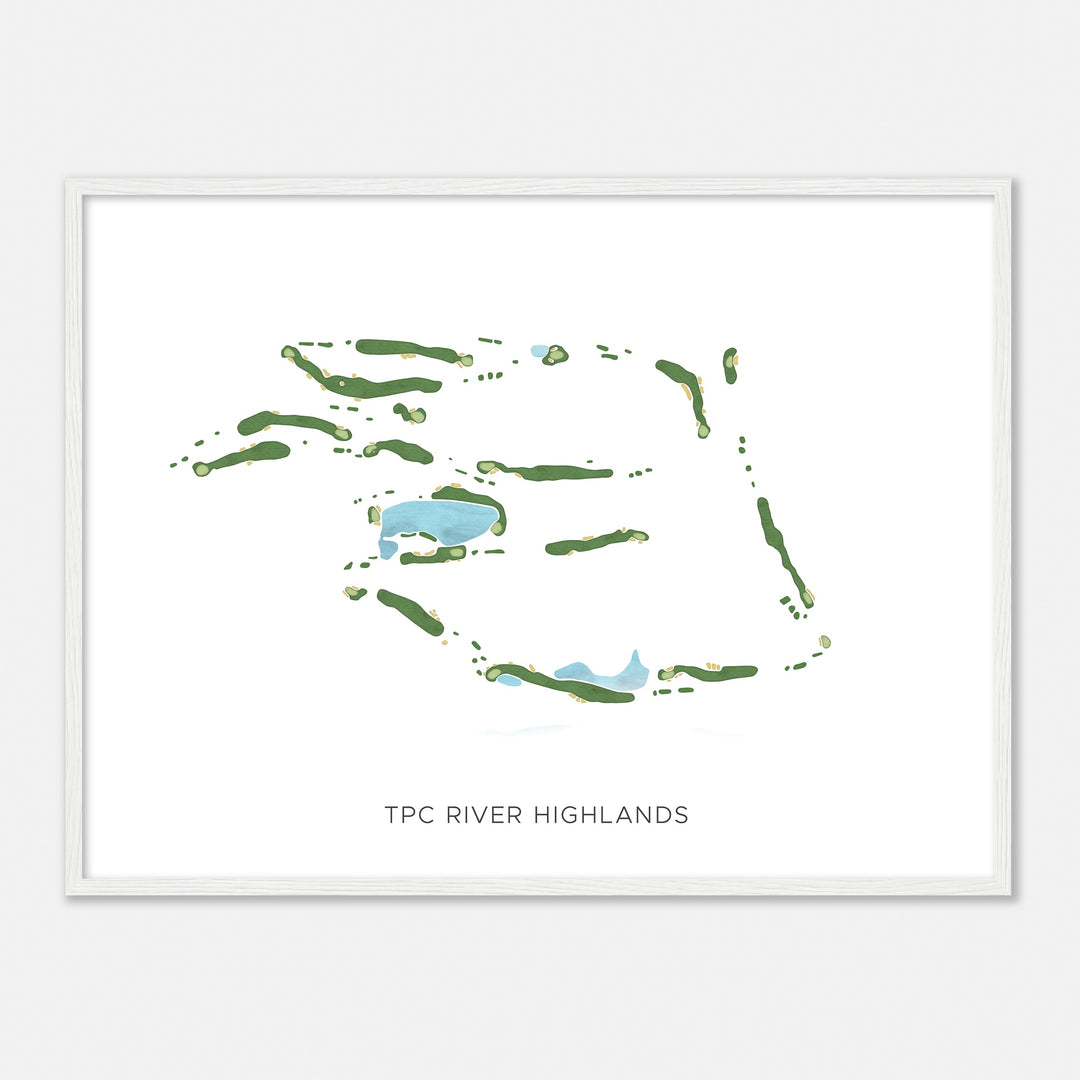 Print of Tpc River Highlands Modern Map