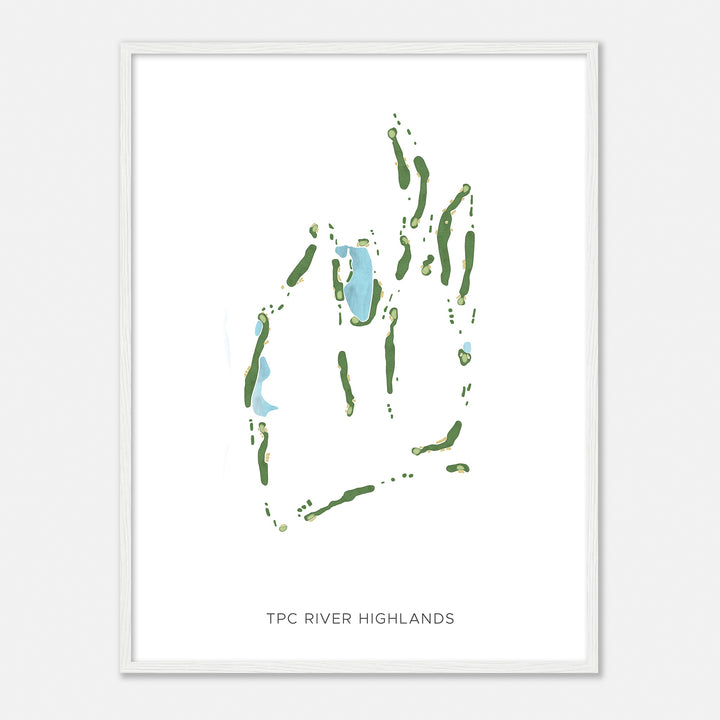 Print of Tpc River Highlands Modern Map