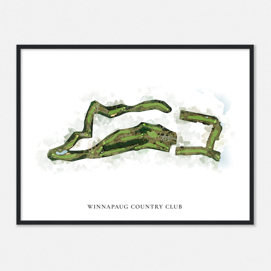 Print of Winnapaug Country Club Classic Map