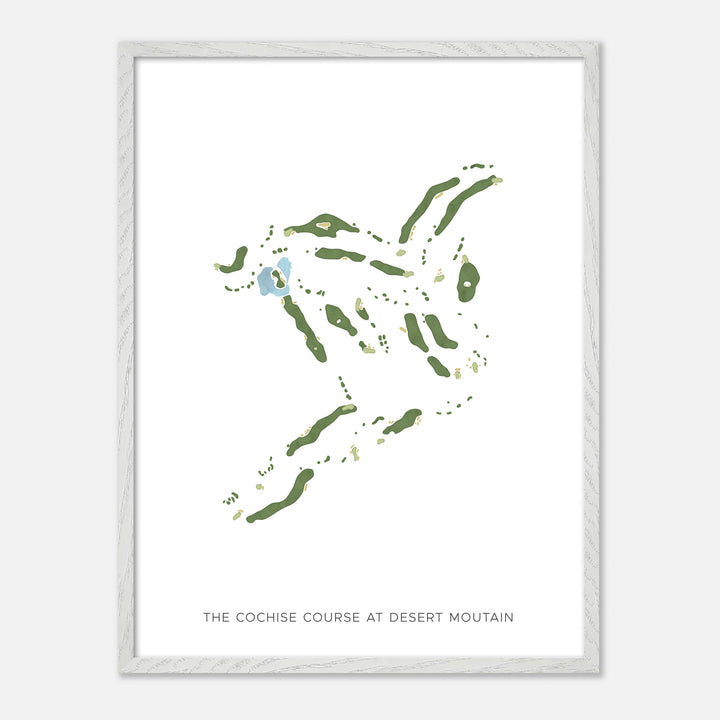 Print of The Cochise Course At Desert Moutain Modern Map