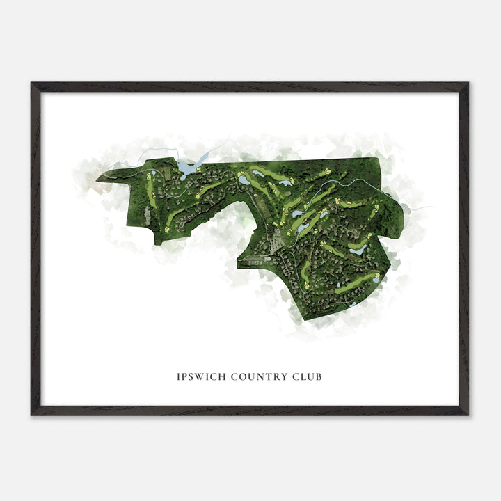 Print of Ipswich Country Club Classic Map