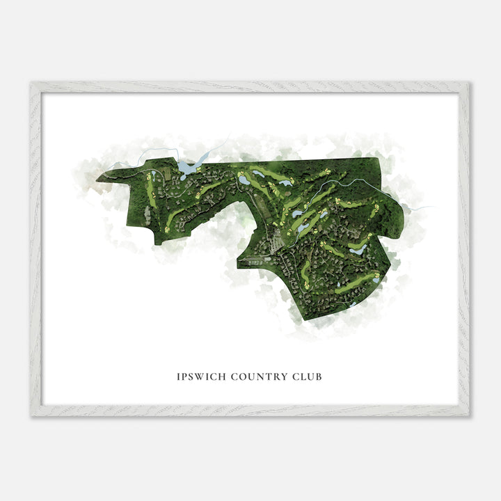 Print of Ipswich Country Club Classic Map