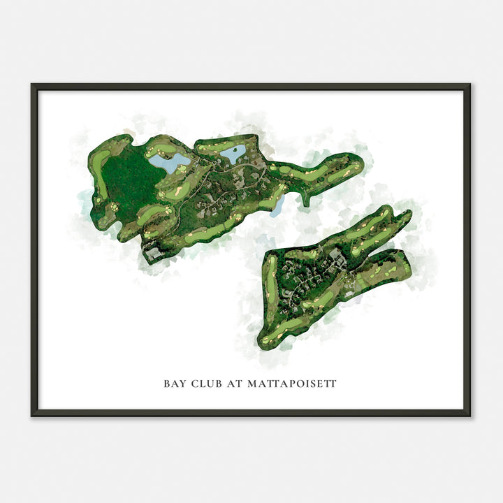 Print of Bay Club At Mattapoisett Classic Map