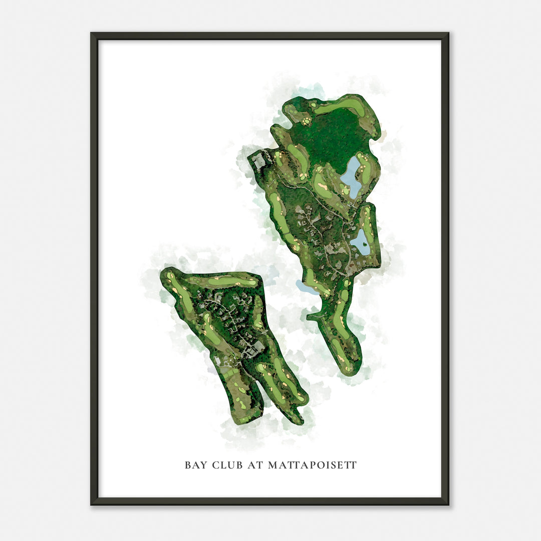 Print of Bay Club At Mattapoisett Classic Map