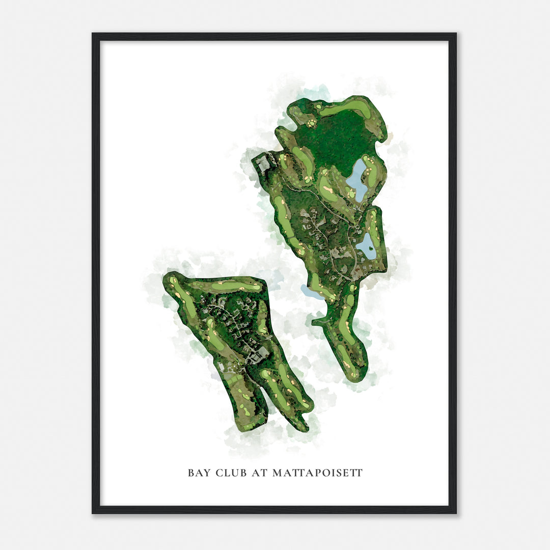 Print of Bay Club At Mattapoisett Classic Map