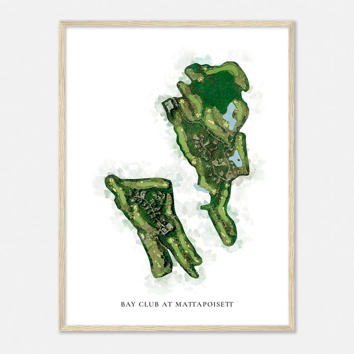 Print of Bay Club At Mattapoisett Classic Map