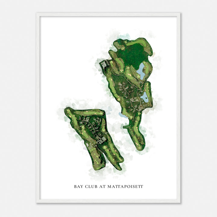 Print of Bay Club At Mattapoisett Classic Map
