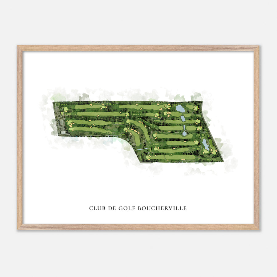 Print of Club De Golf Boucherville Classic Map