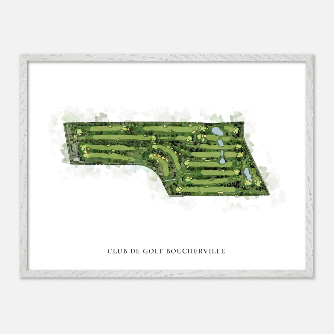 Print of Club De Golf Boucherville Classic Map