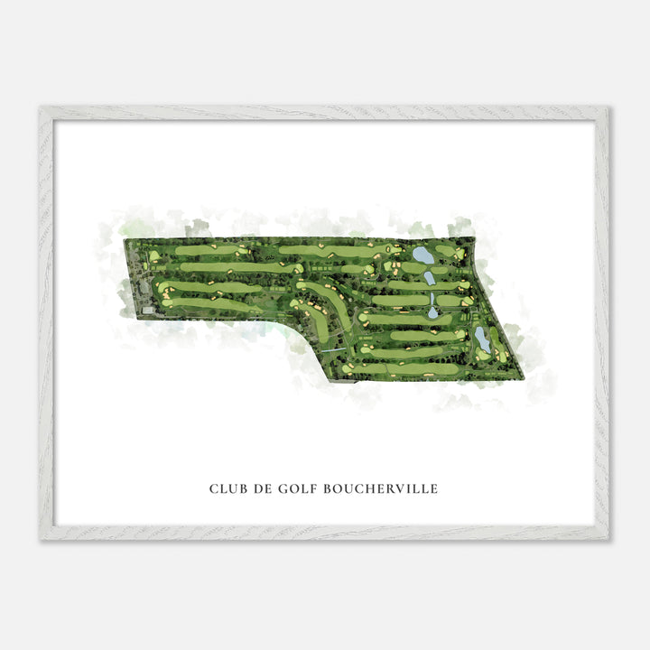 Print of Club De Golf Boucherville Classic Map