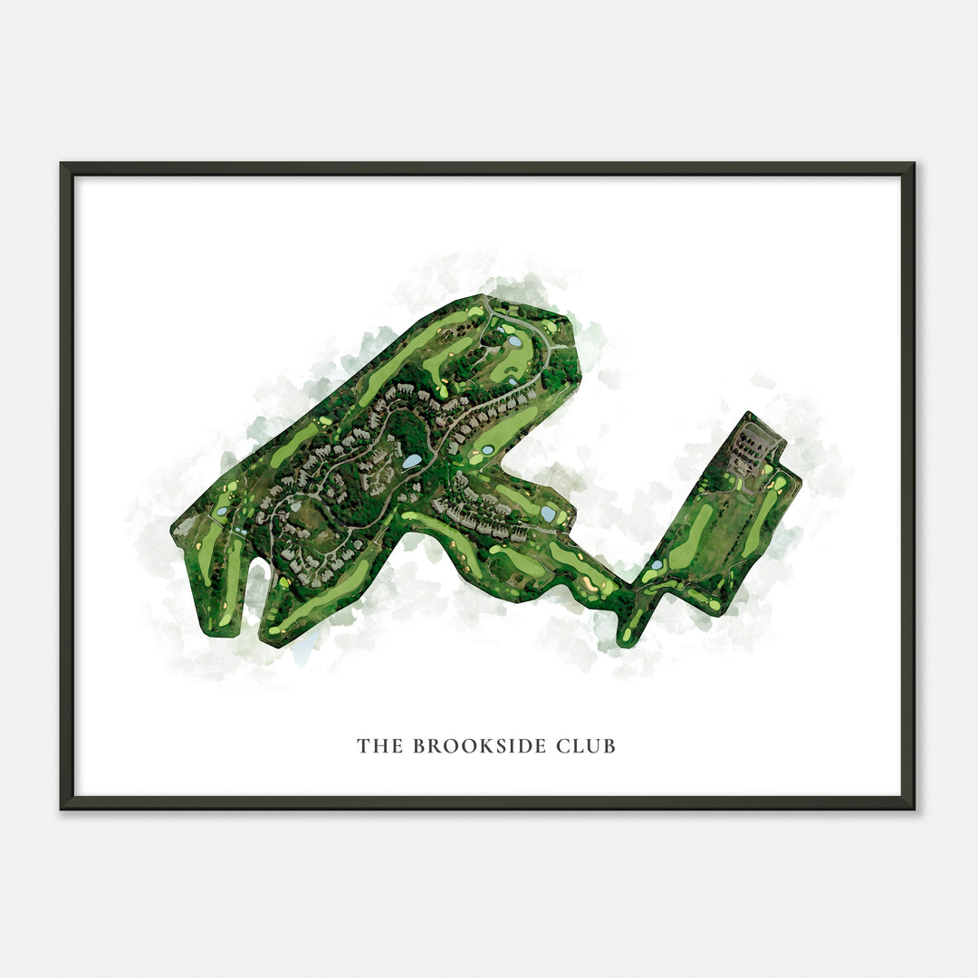 Print of The Brookside Club Classic Map