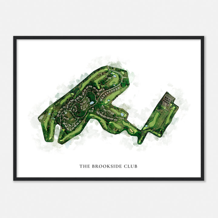 Print of The Brookside Club Classic Map