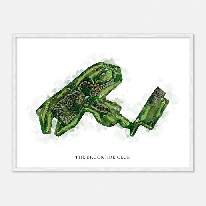 Print of The Brookside Club Classic Map