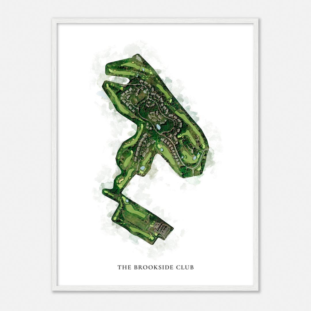 Print of The Brookside Club Classic Map
