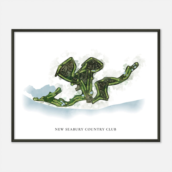Print of New Seabury Country Club Classic Map