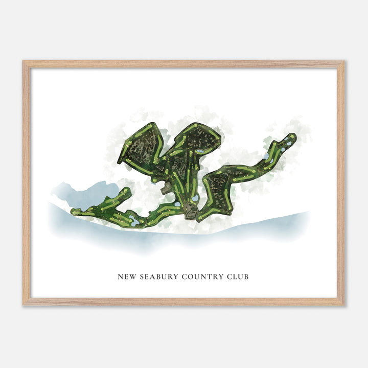 Print of New Seabury Country Club Classic Map