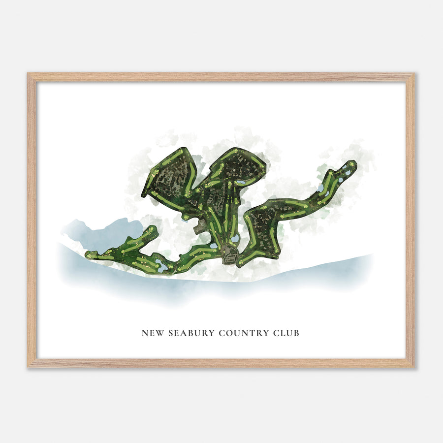 Print of New Seabury Country Club Classic Map